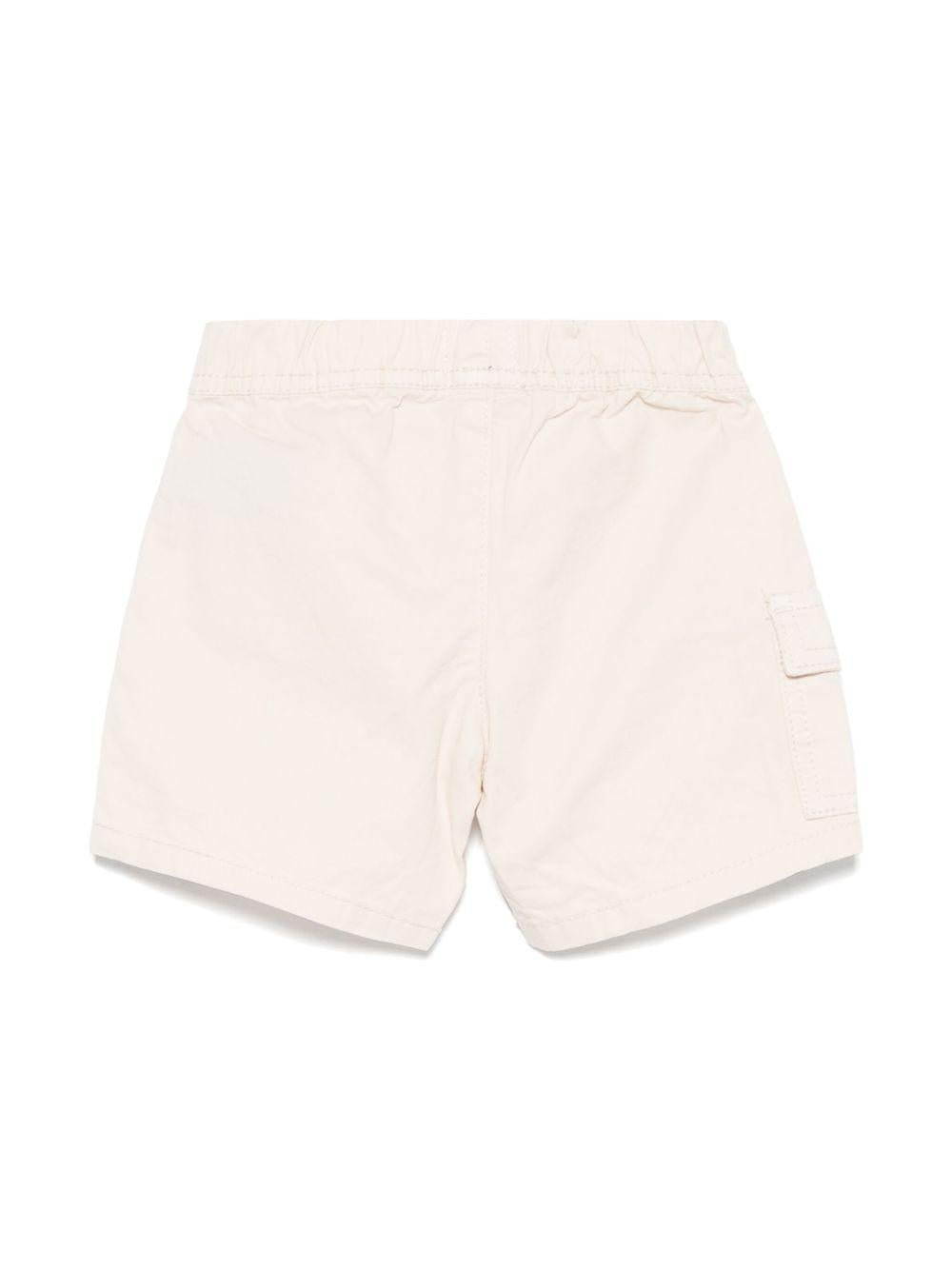 Shorts per neonato TRUSSARDI JUNIOR beige in cotone - Rubino Kids