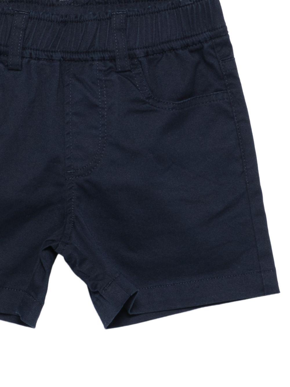 Shorts per neonato Trussardi Junior blu con vita elasticizzata - Rubino Kids