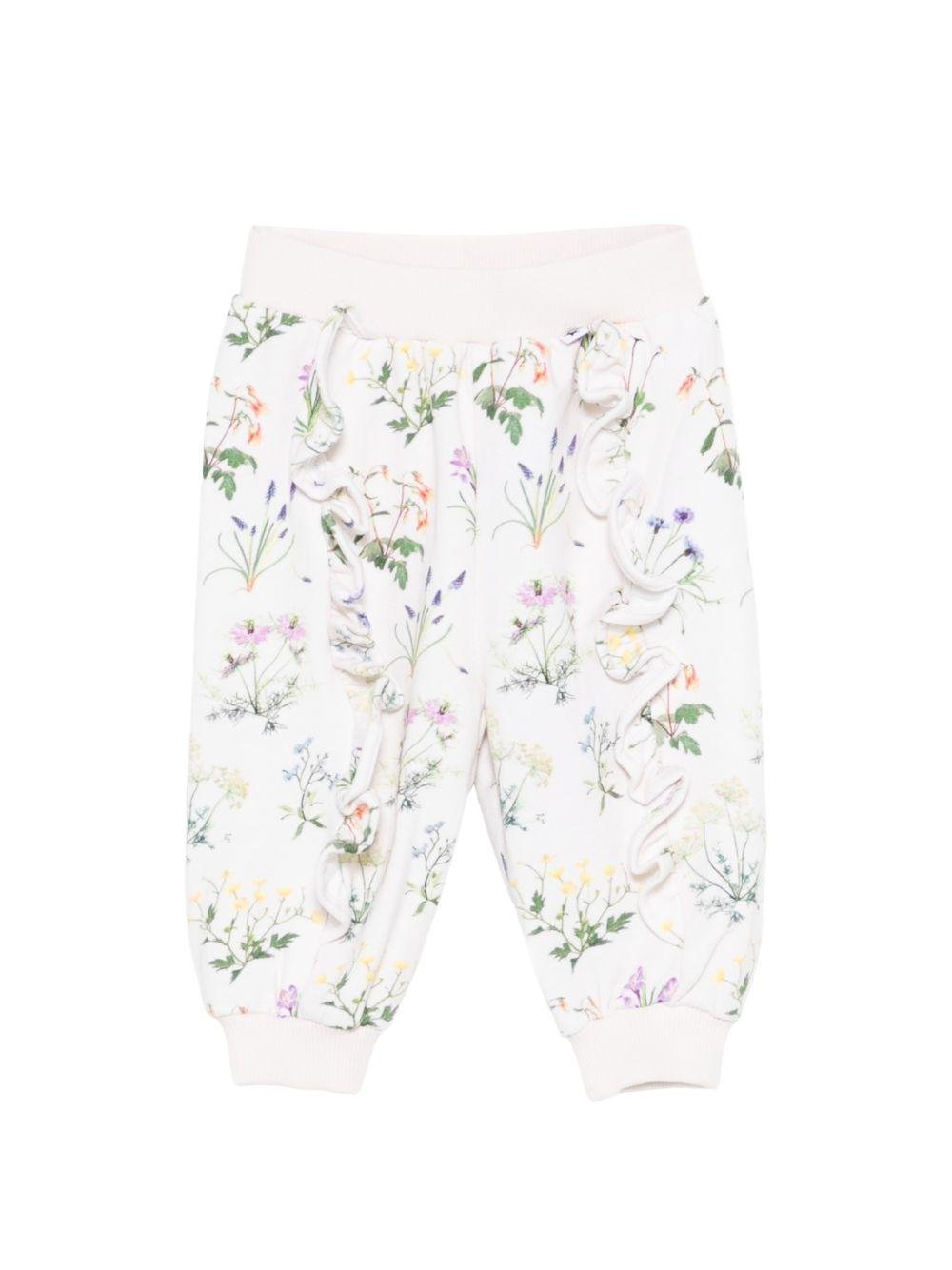 Shorts Sallie per neonata Molo beige con stampa a fiori - Rubino Kids