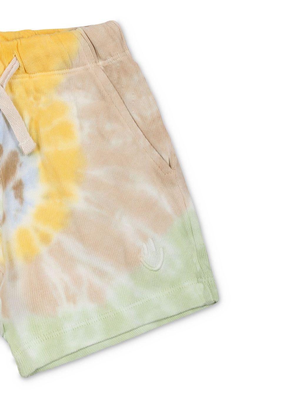 Shorts Simms per neonato Molo multicolor con stampa tie dye - Rubino Kids