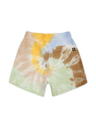 Shorts Simms per neonato Molo multicolor con stampa tie dye - Rubino Kids