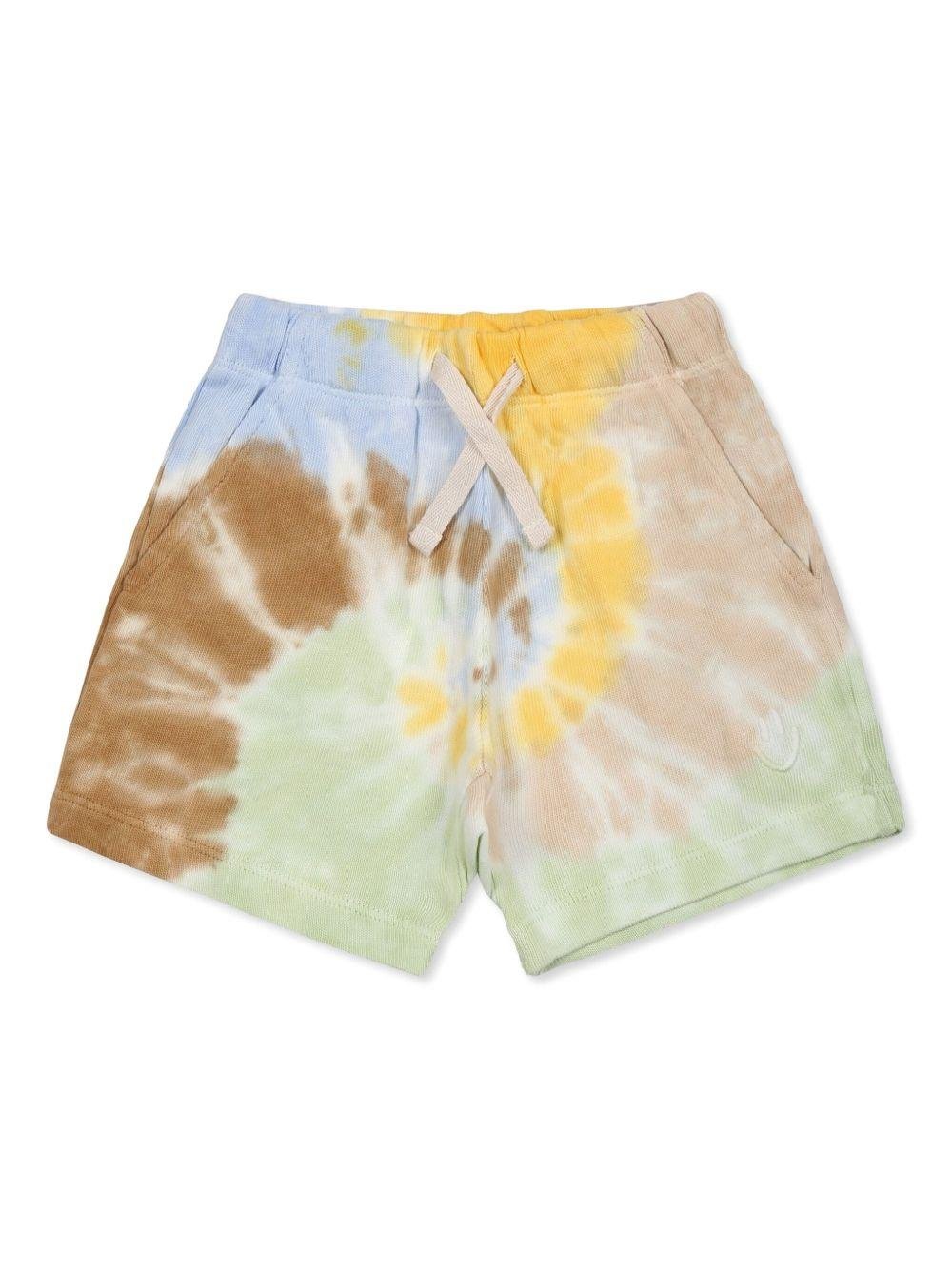 Shorts Simms per neonato Molo multicolor con stampa tie dye - Rubino Kids
