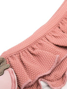 Slip bikini per neonata Donsje Sisi rosa con stampa - Rubino Kids