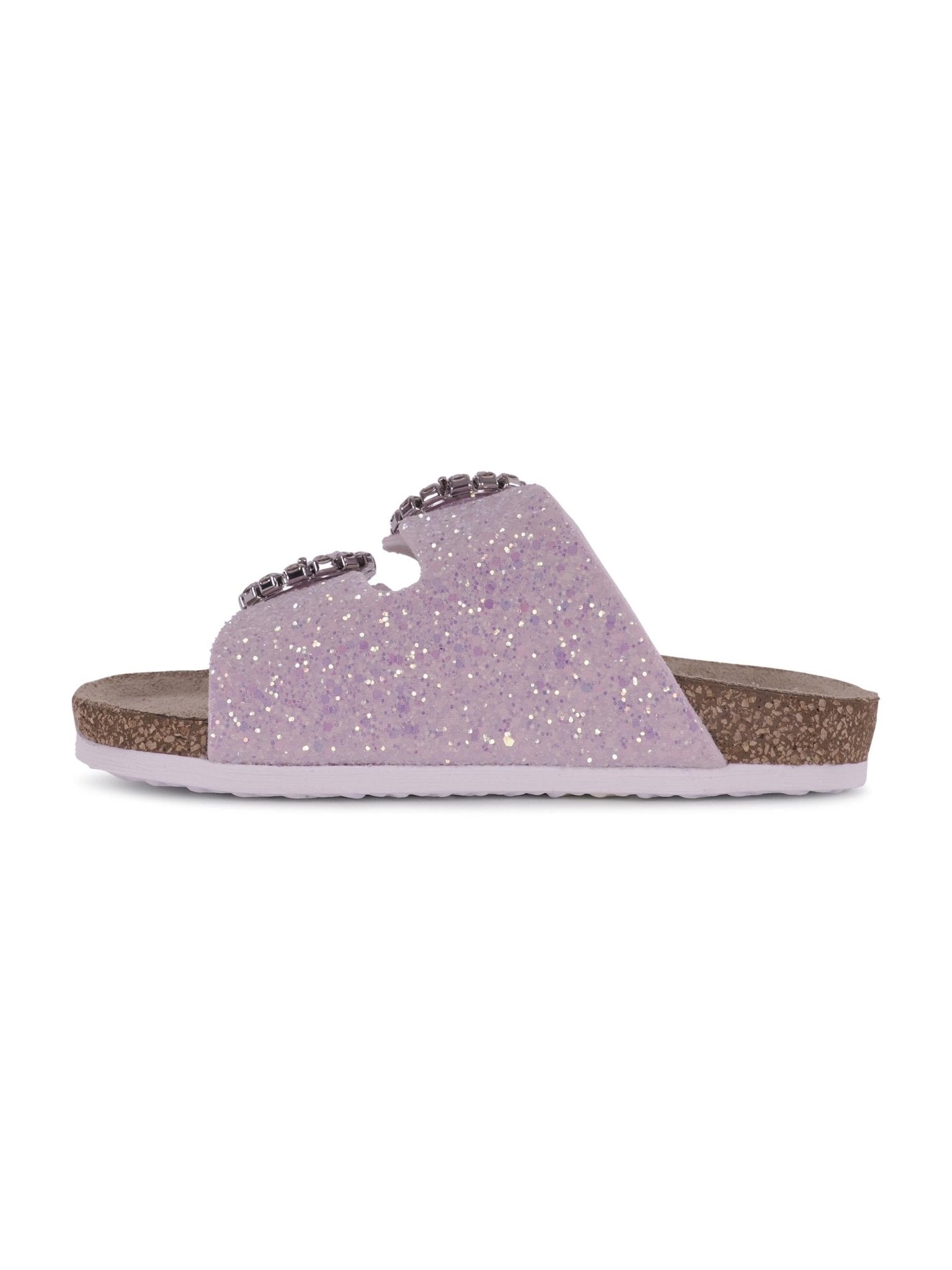Slippers per bambina Monnalisa rosa con fibbia - Rubino Kids