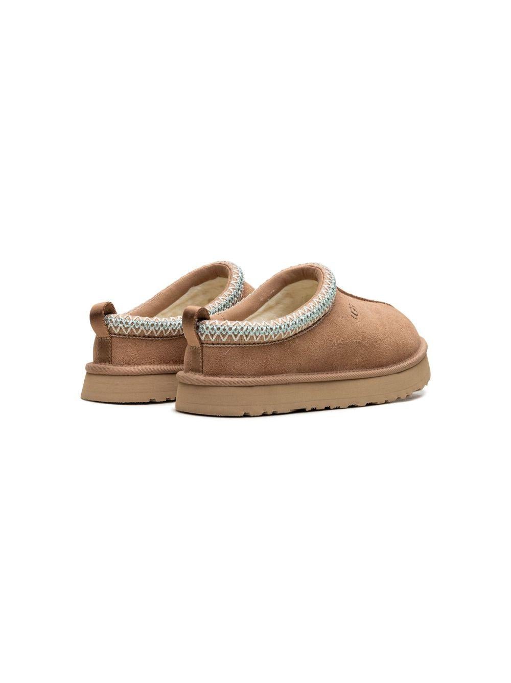 Slippers Tazz per bambini UGG Kids beige camoscio - Rubino Kids