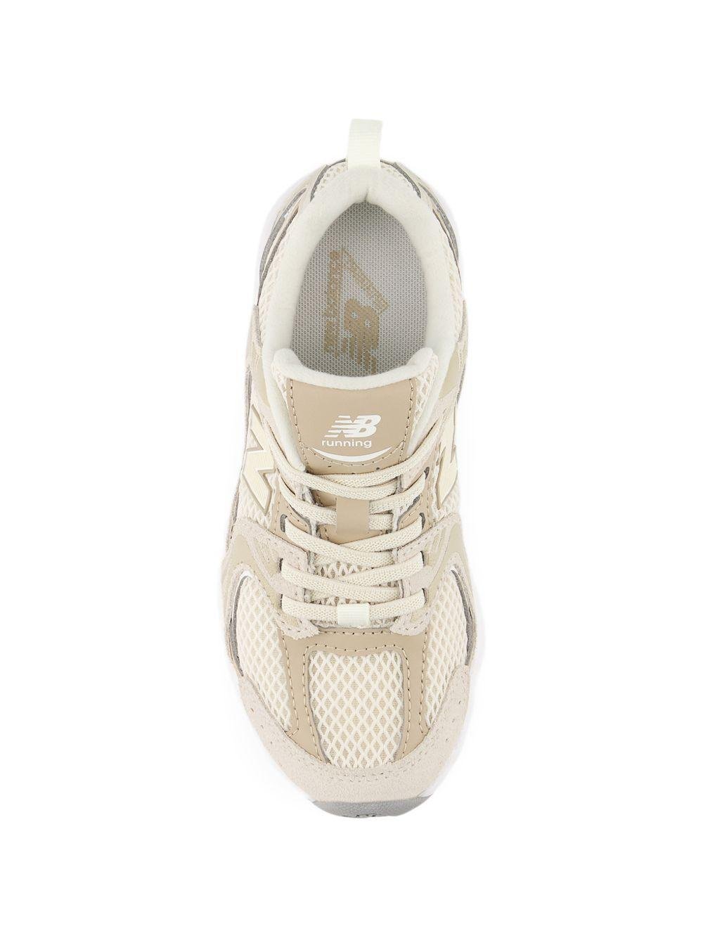 Sneakers 530 per bambini New Balance Kids beige con logo sulla linguetta - Rubino Kids