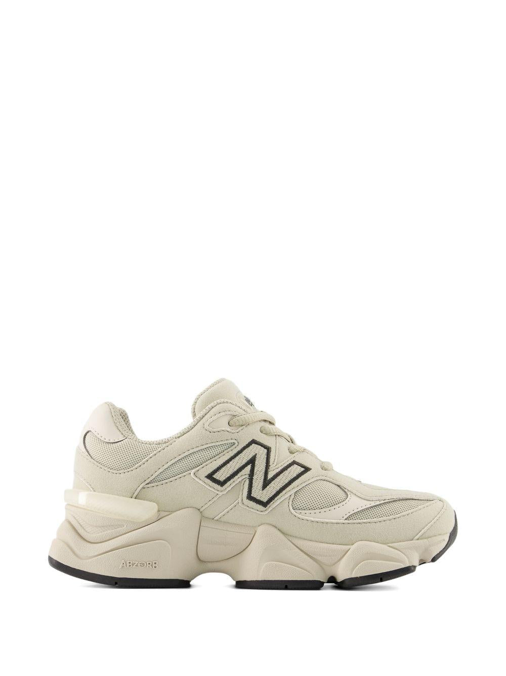 Sneakers 9060 per bambini New Balance Kids bianche con applicazione logo sui lati - Rubino Kids