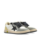 Sneakers Ball Star per bambino Golden Goose Kids grigie con inserti in pelle scamosciata - Rubino Kids