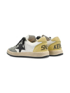 Sneakers Ball Star per bambino Golden Goose Kids grigie con inserti in pelle scamosciata - Rubino Kids
