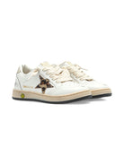 Sneakers Ballstar per bambino Golden Goose Kids bianche con applicazione a stella - Rubino Kids