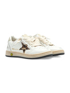 Sneakers Ballstar per bambino Golden Goose Kids bianche con applicazione a stella - Rubino Kids