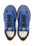 Sneakers basse per bambino VEJA Kids blu con logo Volley - Rubino Kids