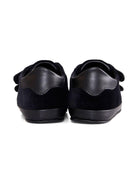 Sneakers in velluto per neonato Balmain Kids nero con strappi - Rubino Kids