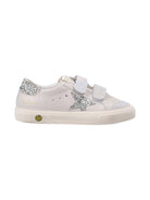 Sneakers May School per bambina Golden Goose Kids grigio con dettagli glitter - Rubino Kids