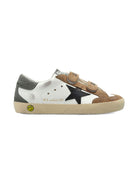Sneakers Old School per bambino Golden Goose Kids bianche con applicazione stella - Rubino Kids