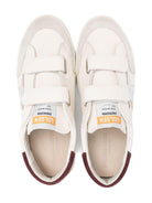 Sneakers Old School per bambino Golden Goose Kids bianche con chiusura a strappo - Rubino Kids