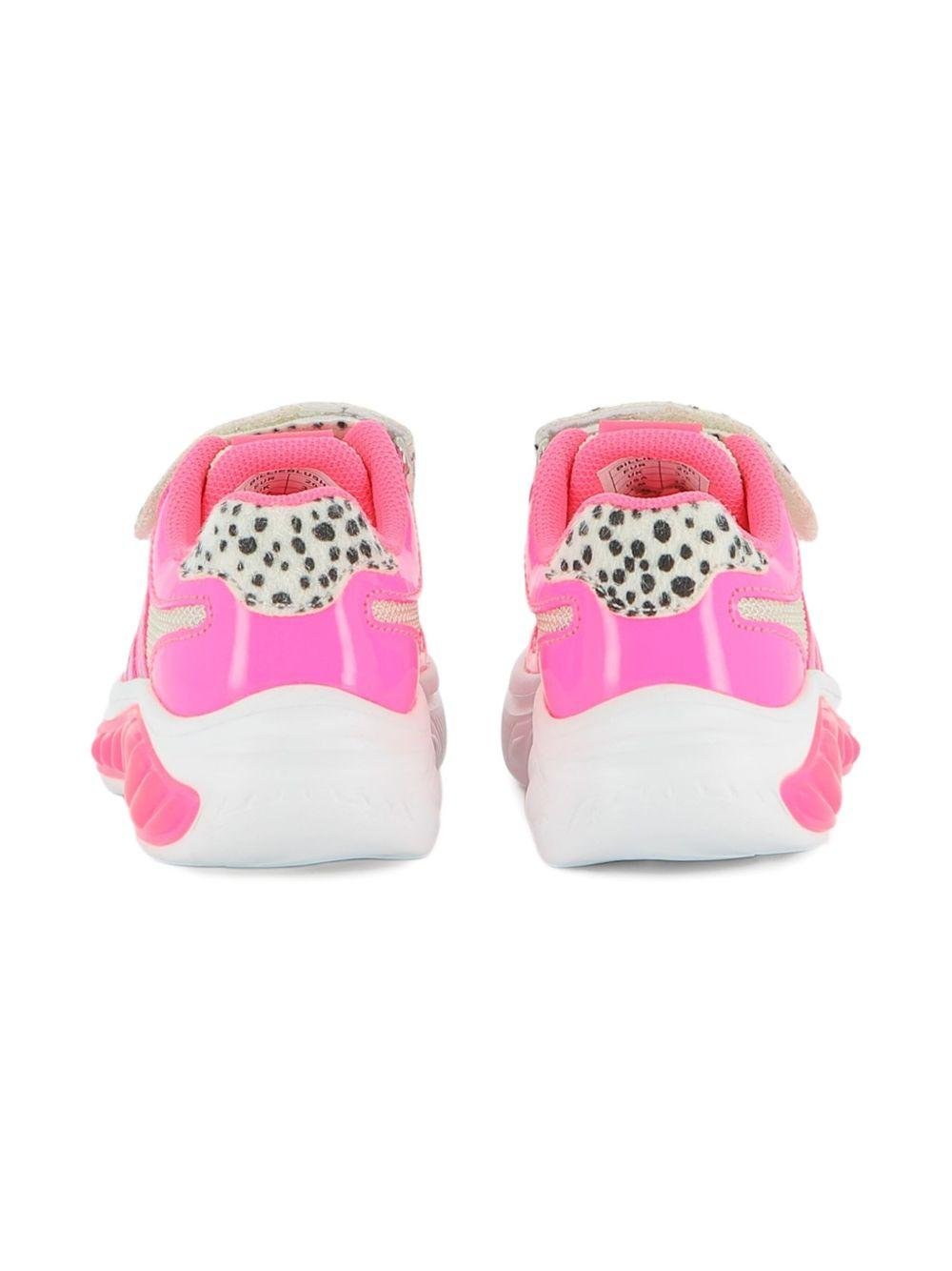 Sneakers per bambina Billieblush animalier con stampa leopardata - Rubino Kids
