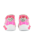 Sneakers per bambina Billieblush animalier con stampa leopardata - Rubino Kids