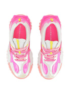 Sneakers per bambina Billieblush bianco con effetto olografico - Rubino Kids