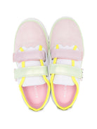Sneakers per bambina Billieblush rosa con design color - block - Rubino Kids