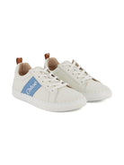 Sneakers per bambina Chloé Kids bianche con toppa con logo - Rubino Kids