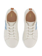 Sneakers per bambina Chloé Kids bianche con toppa con logo - Rubino Kids