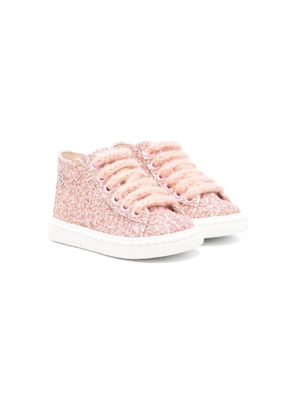 Sneakers per bambina Florens rosa glitterate - Rubino Kids