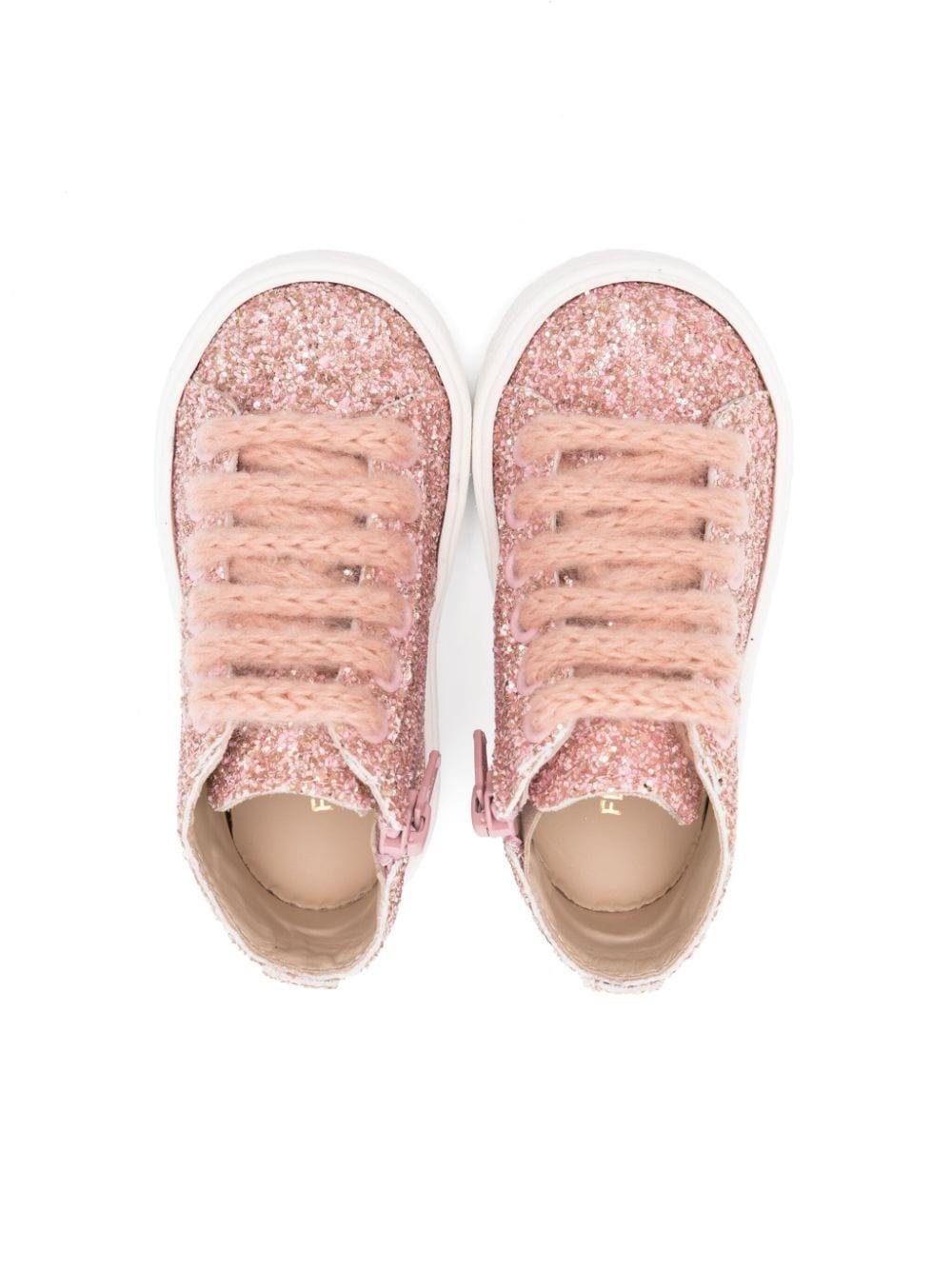 Sneakers per bambina Florens rosa glitterate - Rubino Kids