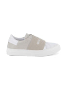 Sneakers per bambina Givenchy Kids beige con scritta con logo - Rubino Kids