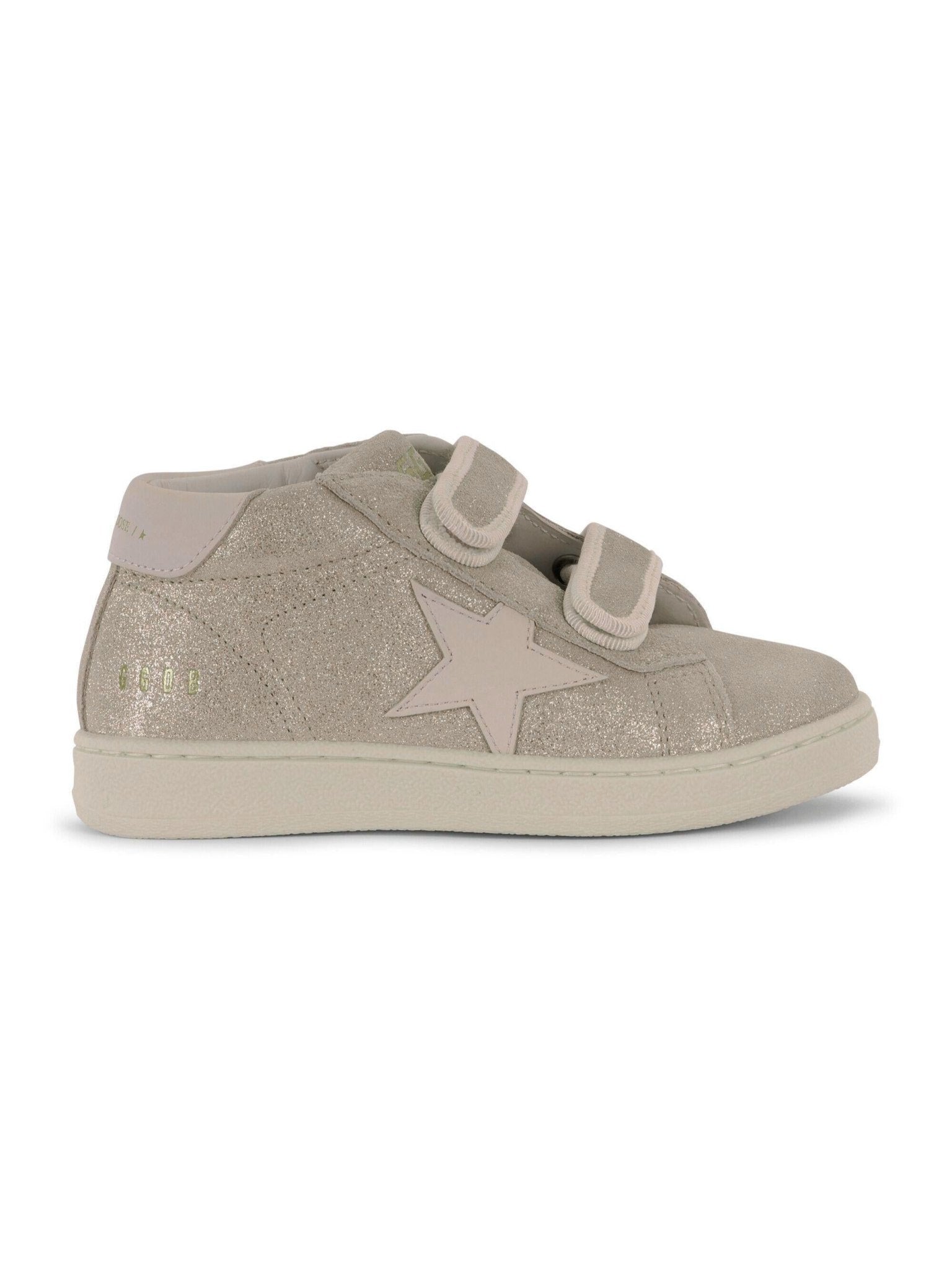 Sneakers per bambina Golden Goose Kids Glitter Stars rosa con effetto glitter - Rubino Kids