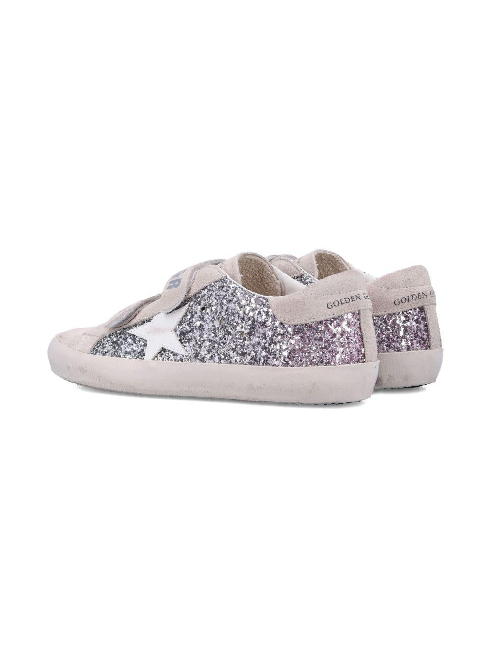 Sneakers per bambina Golden Goose Kids grigio con applicazione a stella - Rubino Kids