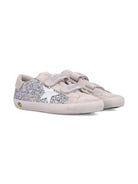 Sneakers per bambina Golden Goose Kids grigio con applicazione a stella - Rubino Kids