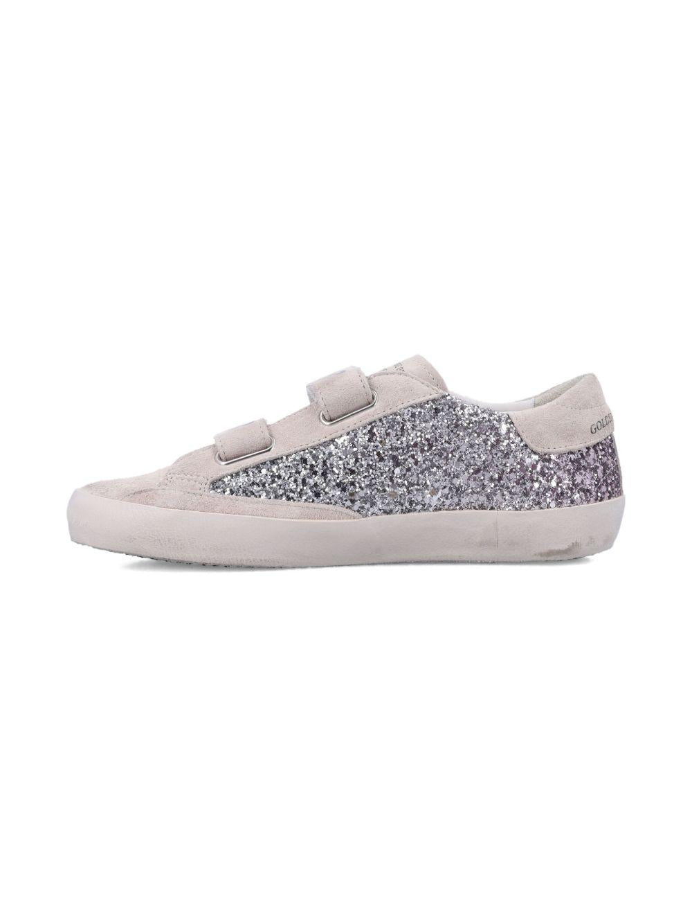 Sneakers per bambina Golden Goose Kids grigio con applicazione a stella - Rubino Kids