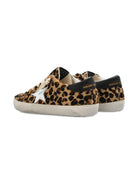 Sneakers per bambina Golden Goose Kids Super - star Classic With List marrone leopardate - Rubino Kids