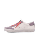 Sneakers per bambina Golden Goose Kids Superstar bianco con dettaglio stella glitter - Rubino Kids