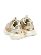 Sneakers per bambina Monnalisa beige con glitter - Rubino Kids