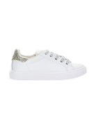 Sneakers per bambina Monnalisa bianche con glitter - Rubino Kids