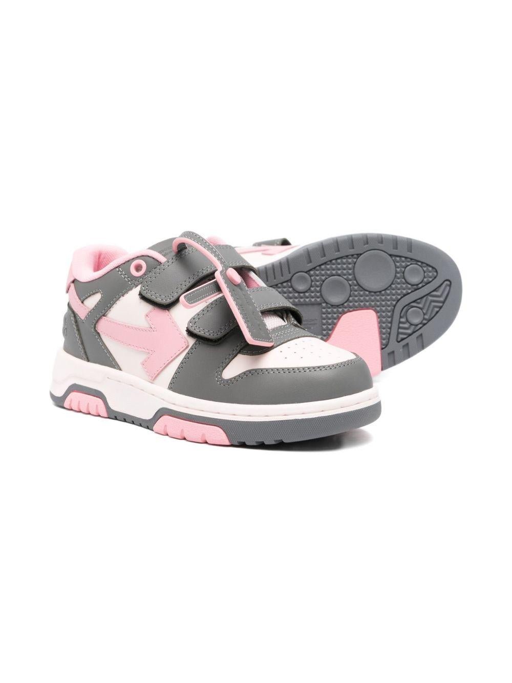 Sneakers per bambina Off - White Kids multicolore con dettaglio etichetta con logo - Rubino Kids