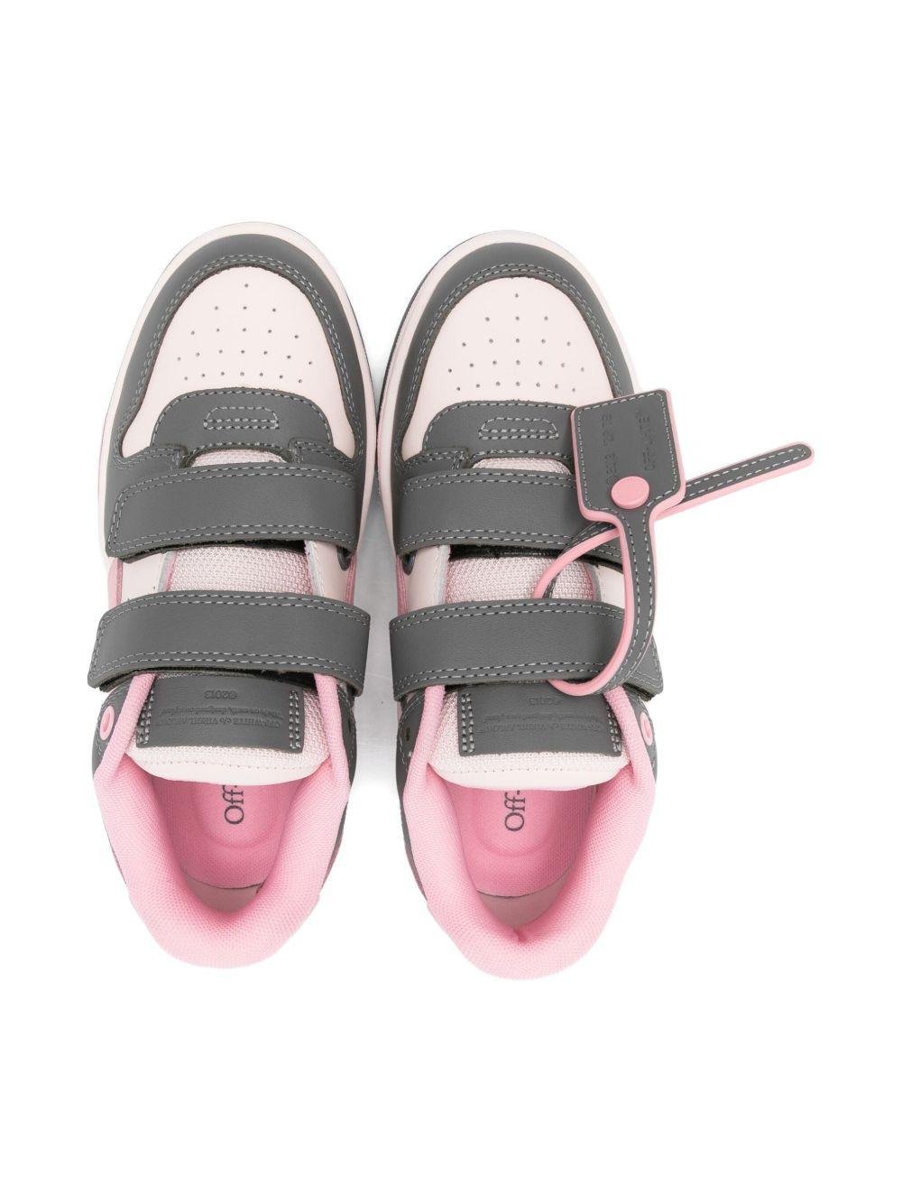 Sneakers per bambina Off - White Kids multicolore con dettaglio etichetta con logo - Rubino Kids