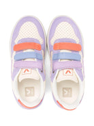 Sneakers per bambina VEJA Kids bianco con dettaglio logo V - Rubino Kids