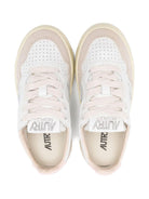 Sneakers per bambini AuTRY Kids beige con design traforato - Rubino Kids