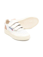 Sneakers per bambini Autry Kids bianco in pelle Medalist - Rubino Kids