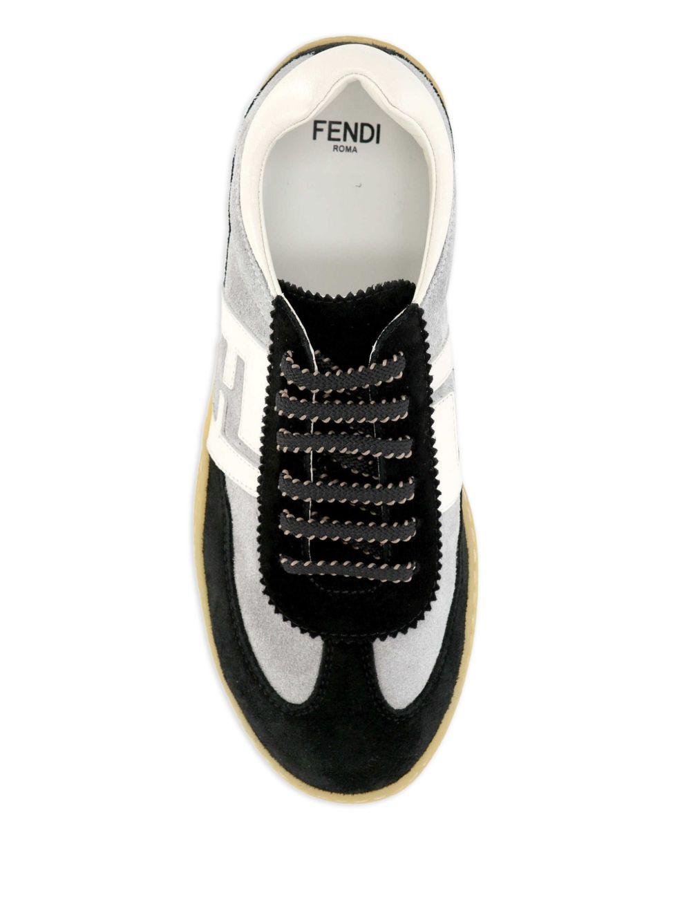 Sneakers per bambini Fendi Kids multicolore con dettaglio logo - Rubino Kids