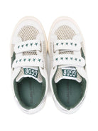 Sneakers per bambini Golden Goose Kids bianche con chiusure a strappo - Rubino Kids
