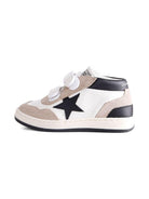 Sneakers per bambini Golden Goose Kids bianco con cinturino decorato con stella - Rubino Kids