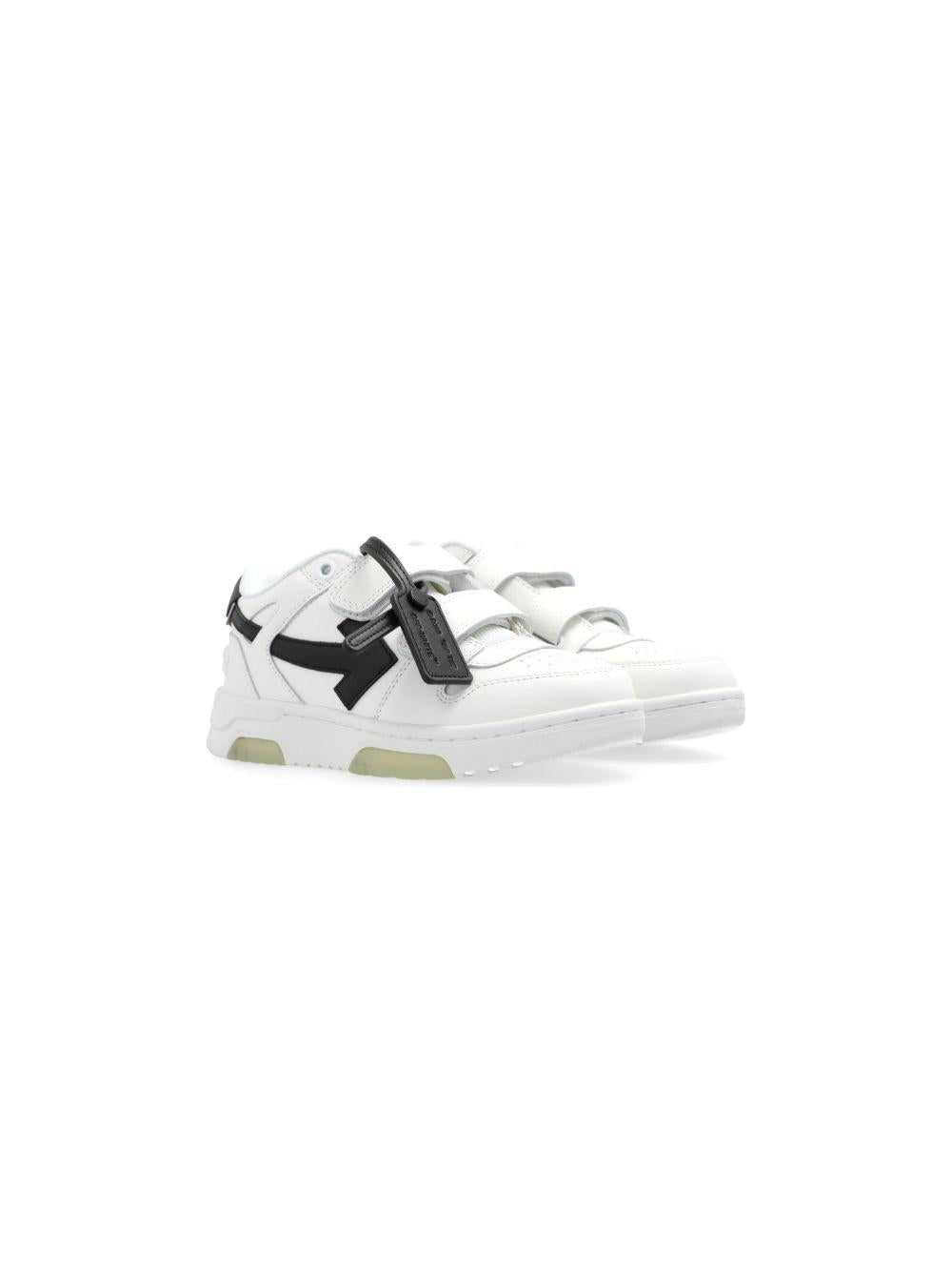 Sneakers per bambini Off - White Kids Out Of Office bianco con chiusura con strappo - Rubino Kids