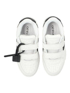 Sneakers per bambini Off - White Kids Out Of Office bianco con chiusura con strappo - Rubino Kids