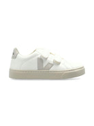 Sneakers per bambini Veja Kids bianche con applicazione con logo - Rubino Kids
