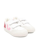 Sneakers per bambini VEJA Kids bianco con dettaglio logo V - Rubino Kids