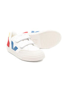 Sneakers per bambini VEJA Kids bianco con dettaglio logo V - Rubino Kids